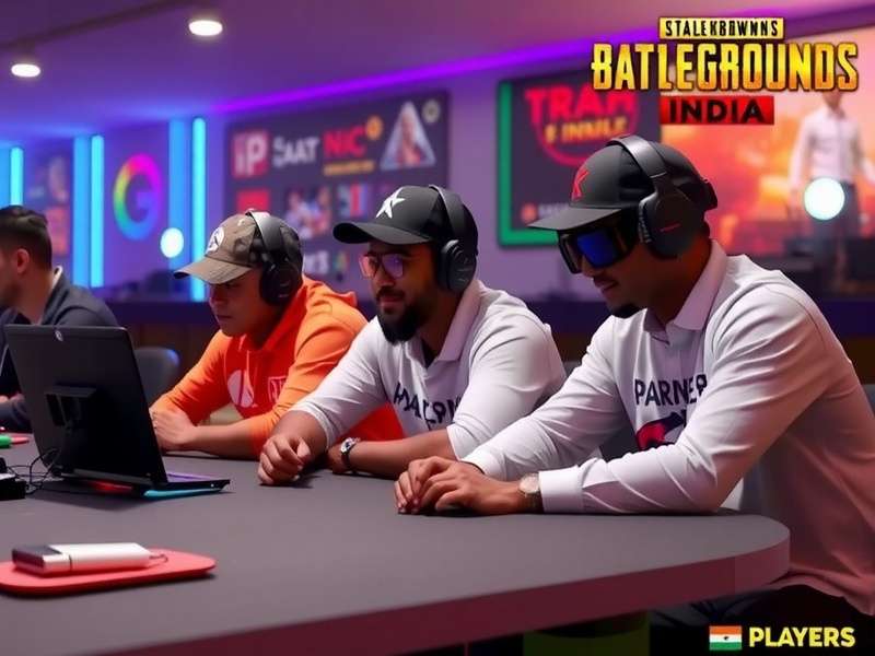 PUBG India Pro Players - National Championship 2025 PUBG India Pro Players competing in a live tournament